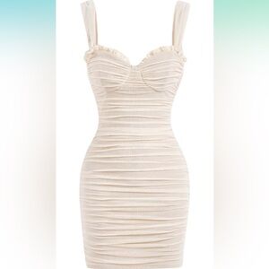 Women's Sleeveless Sweetheart Neck Ruched Bodycon Pencil Short Dress Sexy Mini